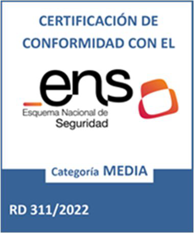 certificación de conformidad con el ens