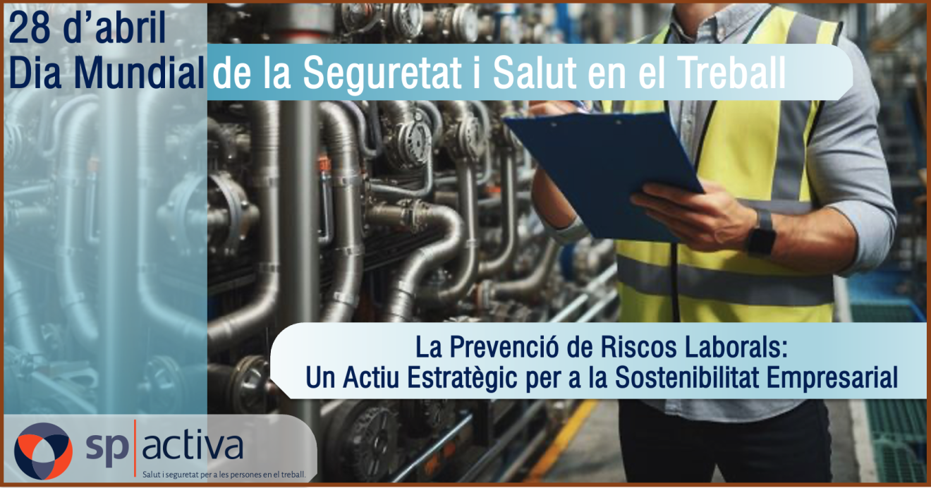 28 d'abril Dia Mundial de la Seguretat i Salut al Treball -- La Prevenció de Riscos Laborals: Un Actiu Estratègic per a la Sostenibilitat Empresarial