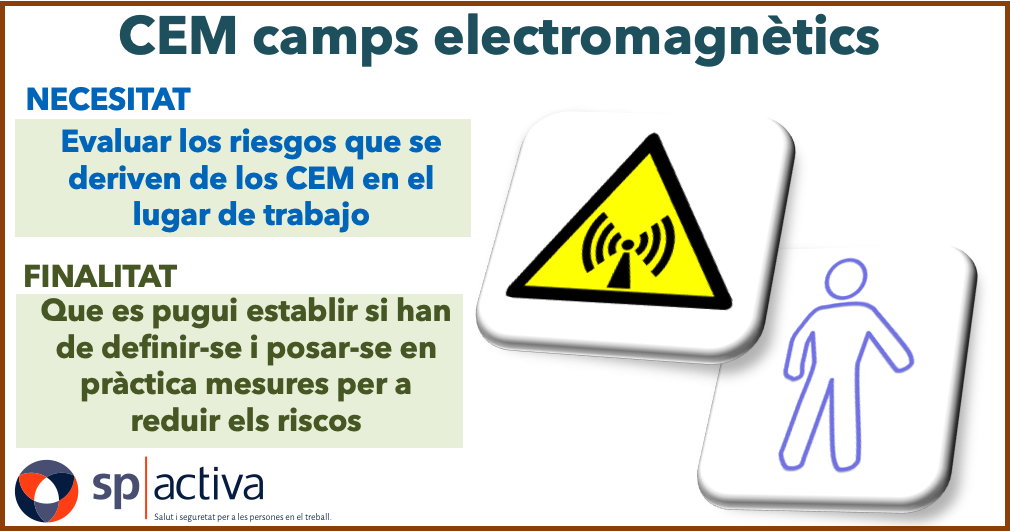 Risc d'exposició a camps electromagnètics (Reial Decret 299/2016)