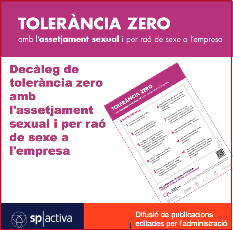 Decàleg de tolerància zero amb l'assetjament sexual