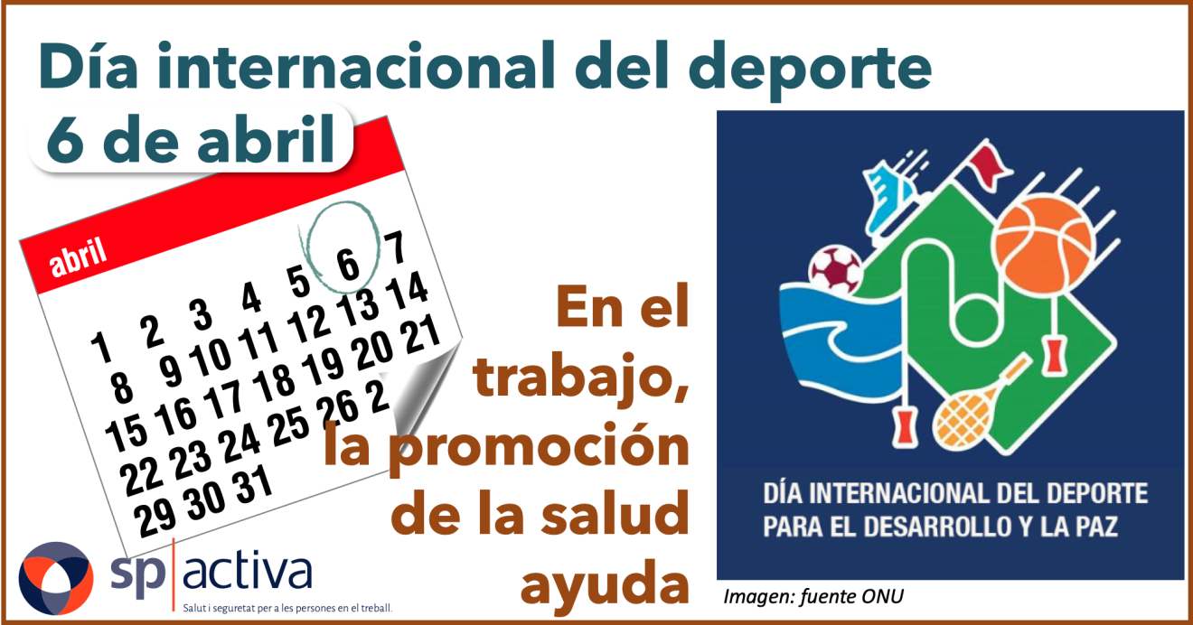 6 de abril, Día internacional del deporte