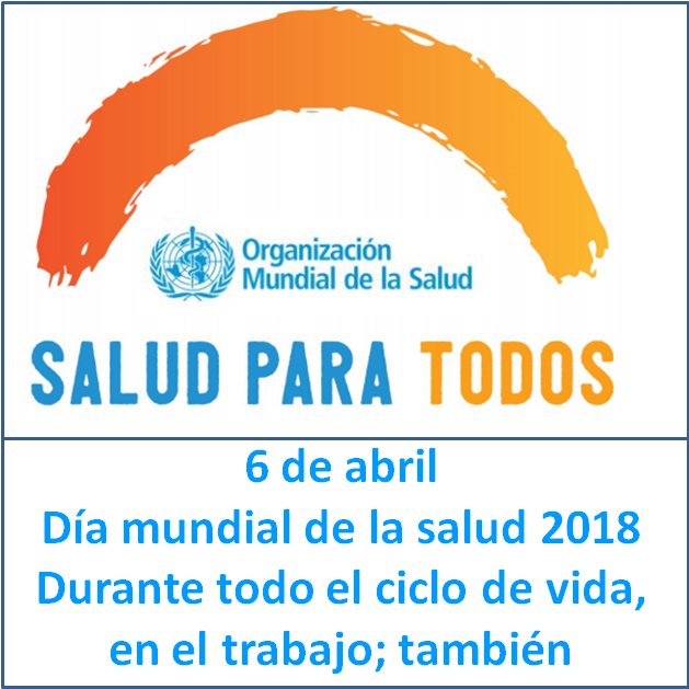 6 de abril Día mundial de la salud 2018