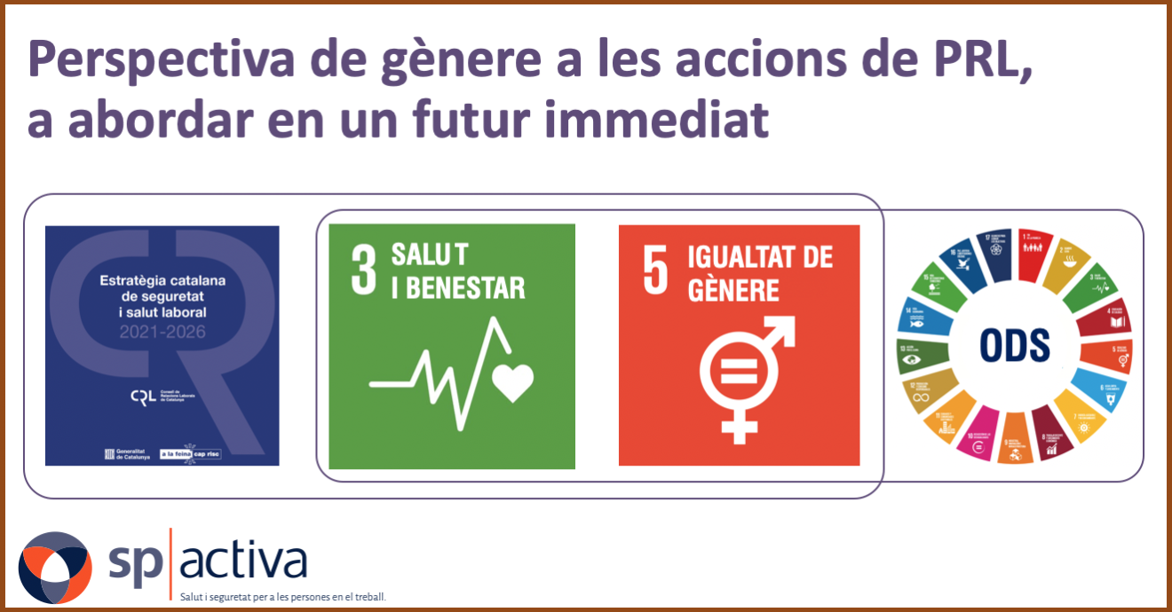 Perspectiva de gènere en les accions de PRL, a abordar en un futur immediat.