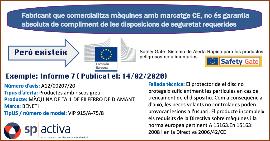 Seguretat de les màquines i l'autocertificació pel fabricant