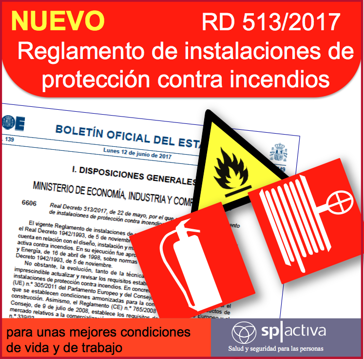 Nuevo Reglamento de instalaciones contra incendios