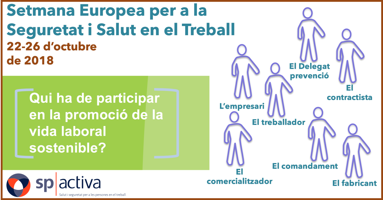 Setmana Europea per a la Seguretat i Salut en el Treball -2018- Els implicats -