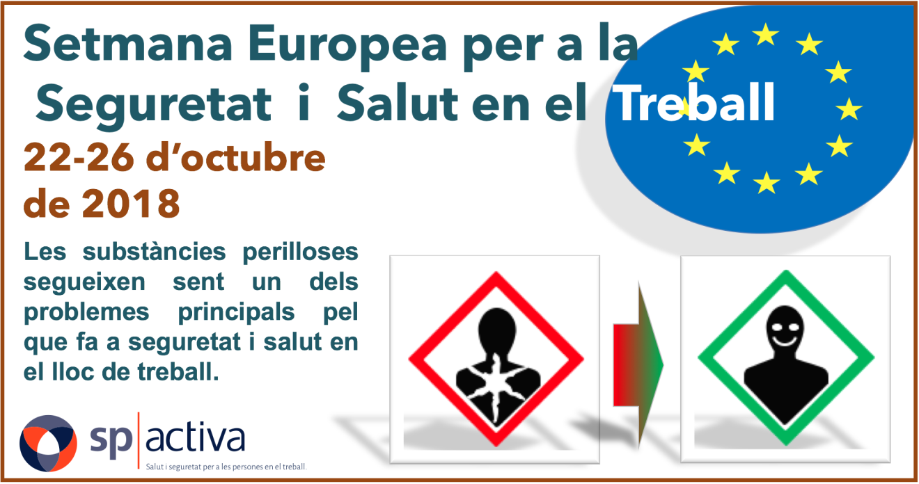 Setmana Europea per a la Seguretat i Salut en el Treball -2018- Enfocament de la campanya-