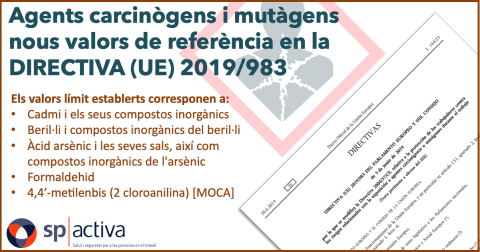 Més protecció en l'exposició a agents carcinògens o mutàgens durant el treball