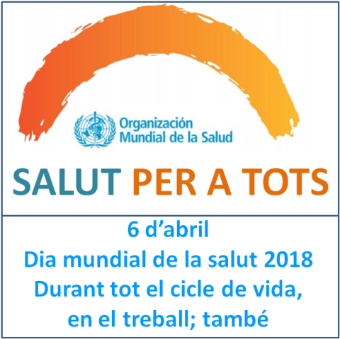 6 d'abril Dia mundial de la salut 2018