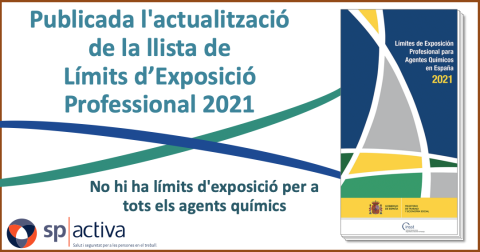 Publicada l'actualització de la llista de Límits d'Exposició Professional 2021