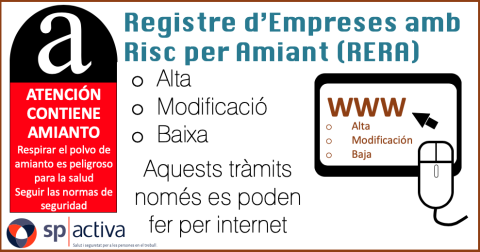 Registre d'Empreses amb Risc per Amiant (RERA)