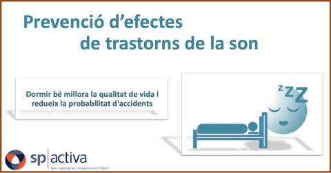 Prevenció d'efectes de trastorns de la son